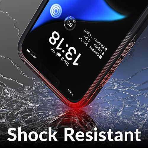 Crave Dual Guard for iPhone 14, Shockproof Protection Dual Layer Case for Apple iPhone 14 (6.1") - Black - color: Black