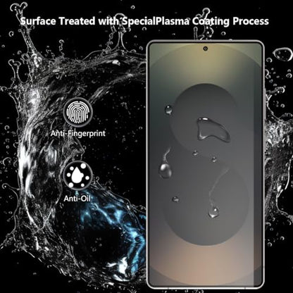 3+2 Pack Screen Protector for Samsung Galaxy S25 Ultra Flexible TPU Film (NOT Glass) with Tempered Glass Camera Lens Protector. Easy Installation, Self-Healing HD Clear Screen Protector