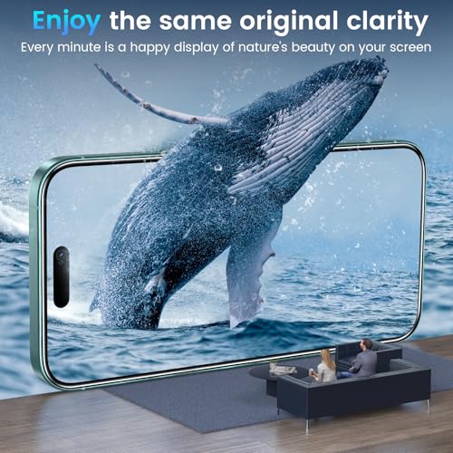 Fotbor for 3Pack iPhone 16 Plus Screen Protector with 3Pack Camera Lens Protector, 9H+ Tempered Glass Easy Installation Kit, Case Friendly iPhone 16 Plus - size: iPhone 16 Plus-6.7 inch