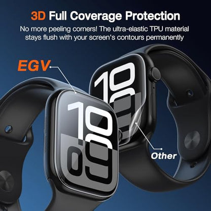 EGV 4 Pack for Apple Watch Series 11/10 42mm Screen Protector - size: 42mm