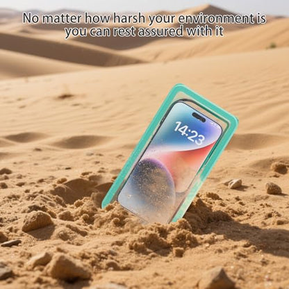Waterproof Phone Case for Snorkeling with Lanyard IPX8 Underwater Touch/Photo Shockproof Heavy Duty Drop-Proof for iPhone 17 Pro Max/16/15/14 All Cell Phones-Green Shower Phone Case - color: Green