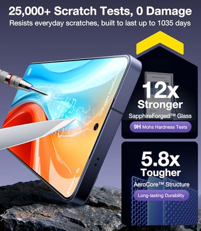 UltraGlass TOP 9H+ Armor for Samsung Galaxy S26 Ultra Screen Protector | NO.1 Military Grade Shatterproof, Screen Protector 26 Ultra Tempered Glass S26Ultra, Longest Durable, Auto Install, 2 Pack - size: S26 Ultra