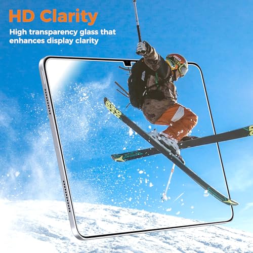 2 Pack iPad screen protector Tempered Glass with Application Tray, Screen Protector for iPad A16 2025 11th/10th Generation 2022 (11-In/10.9) Touch Sensitive Scratch Resistant Easy to Install - size: iPad (A16) 11th/10th Gen.(2025/2022)