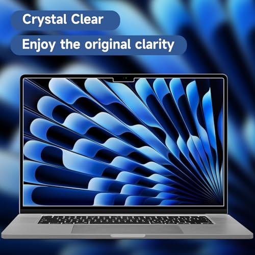 2 Pack Compatible with MacBook Air 15 Inch Screen Protector (2023-2026, M2, M3, M4, M5), Matte Anti Glare Film Anti Scratch Protector for Mac Air 15.3'' A2941 A3114 A3241 A3448 - size: MacBook Air 15 Inch (2023-2025, M2/M3/M4)
