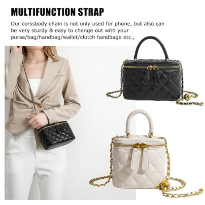 2Pcs Phone Crossbody Lanyard and Wrist Strap, Universal Cell Phone Lanyard Strap with 2Tether Tab - color: D
