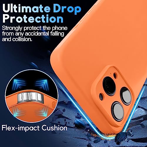 Crossbody Lanyard Strap Case for iPhone 14 Pro Max, Neck Cross Body, Adjustable Holder Removable, Drop Protection Shockproof, Hands-Free Silicone Case 6.7 inch, 150 cm Strap, iP14PM- Orange - color: Orange