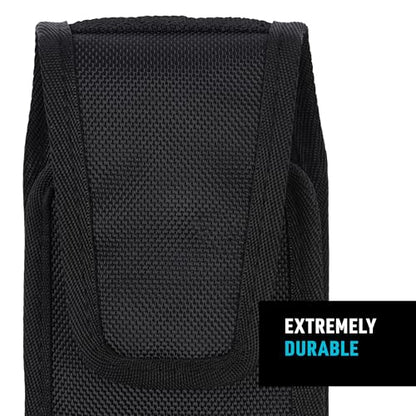 Nite Ize Clip Case Cargo Universal Rugged Holster - Belt Clip Phone Case for Easy Access - Heavy Duty & Protective - Multi-Purpose - Durable Design - Vertical, XL | Easy Access - Heavy Duty & Protective - Multi-Purpose - Durable Design - Vertical, XL - si