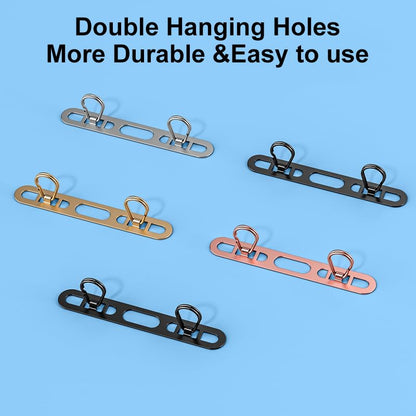 Phone Tether Tab with Two Hook, 0.4mm Ultra-thin Stainless Steel Cellphone Metal Patch,Universal Lanyard Tether Tab for Cell Phone - color: J