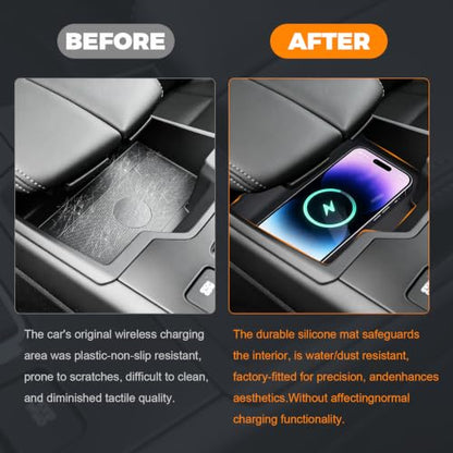 Wireless Charging Mat for 2026 Mazda Cx5 Accessories (No for CX-50) - size: for Mazda CX5 Accessories 2026