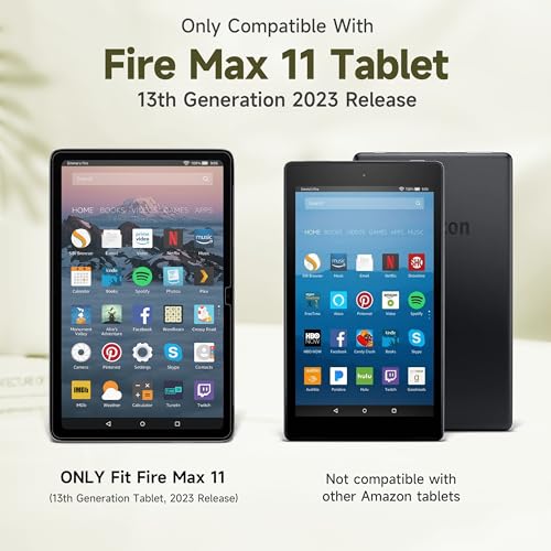 IPROKKO 2 Pack Anti-Blue Light Screen Protector for Fire Max 11 Tablet (11 inch) Anti Glare Screen Film, Fire Max Stylus Pen Compatible - size: Fire Max 11