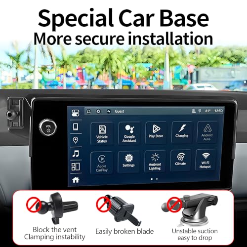 Car Magnetic Phone Mount for Honda Prologue 2024 2025 2026 and Acura ZDX 2024-2025 Auto Interior Accessories Best Cellphone Holder Fast 15W Wireless Charger Cell Phones Charging Screen Stand