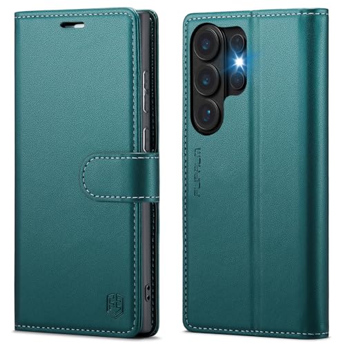 FLIPALM Wallet Case for Samsung Galaxy S26 Ultra 6.9", Green | Card Holder, RFID Blocking, PU Leather Folio Flip, Kickstand, Protective Shockproof Cover - color: Green, size: Samsung Galaxy S26 Ultra