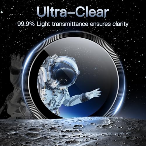 JETech Camera Lens Protector for Samsung Galaxy S25, Black, 1 Set - color: Black