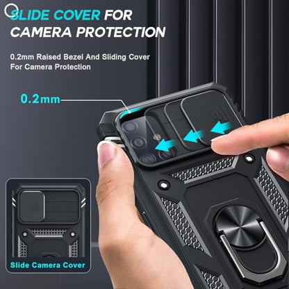 LeYi Compatible for Samsung Galaxy A51 Phone Case 4G Military-Grade, Black - color: Black, size: Galaxy A51 (6.5'')