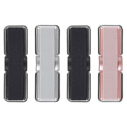 Phone Strap, CISID 4 Pcs Phone Finger Holder Back of Phone Grip with Stand Suitable for iPhone Samsung and Most Smartphones(Black Black Silver Rose Gold 4PCS) - color: Black,Black,Silver,Rose Gold