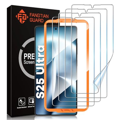FANGTIAN 4-Pack for Samsung Galaxy S25 Ultra Screen Protector Film [6.9"] - size: S25 Ultra-6.9 Inch