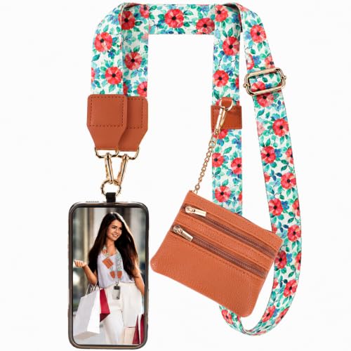 XANGNIER Clip and Go Strap for Phone with Wallet Crossbody,Multicolor 28 - color: Multicolor 28
