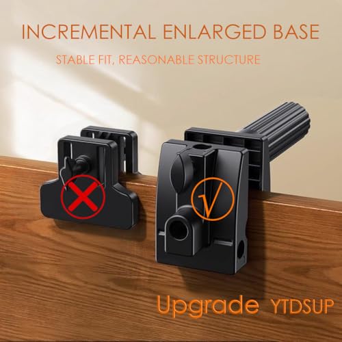 YTDSUPTablet Stand for Desk, 360° Rotation, Adjustable Gooseneck Tablet Arm - size: Base - 5 Hole Positions