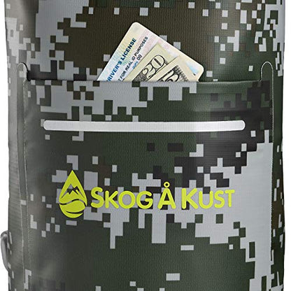 Skog Å Kust DrySak Roll Top Waterproof Bag, 5, 10 & 20 Liter - color: DigiCamo, size: 5 Liter