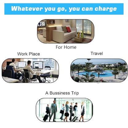 USB Charger Block, 4Pack 2.1A Dual Port USB Wall Charger Plug Power Adapter - color: White