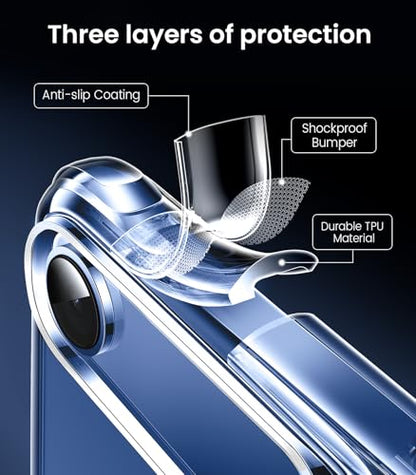 Mkeke for iPhone Air Case Clear, [Not Yellowing] [Military-Grade Drop Protection] Protective Clear for Apple iPhone 17 Air Case with Shockproof Bumper 2025 - size: for iPhone 17 air 6.5"