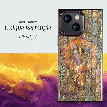 COCOMII Rectangle for iPhone 15 Case, Eclipse Abalone Shell | Compatible with MagSafe Wireless Charging, Shockproof 10ft Drop Protection, Camera & Screen Protection, Premium Glossy Finish - color: Eclipse Abalone Shell, size: iPhone 15 (6.1")
