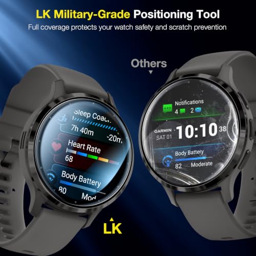 LK 6 Pack for Garmin Venu 4/ Venu 3s Screen Protector 41mm, TPU Film - size: 41mm