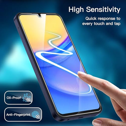 JETech Screen Protector for Galaxy A15, with Camera Lens Protector, 2+2Pack - size: Galaxy A15