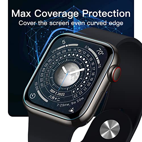 JETech TPU Screen Protector for Apple Watch Series 9/8/7 41mm, 3-Pack - size: Apple Watch Series 9/8/7 41mm