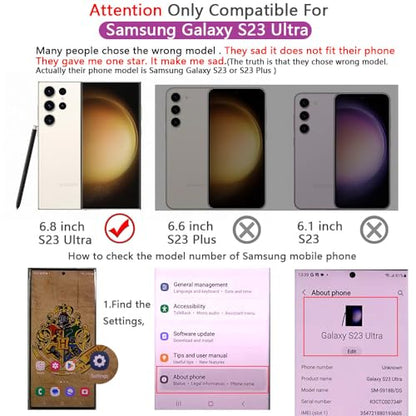 For Samsung Galaxy S23 Ultra Case（only）, Covers for s23u .Magnetic Metallic Glossy Slim Clear Luxury Soft Shockproof funda capa para for Galaxy S23 Ultra 6.8 inch .Compatible with MagSafe(Black) - color: Black