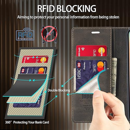 Moto G Power 2025/G Power 2026 Wallet Case with [RFID Blocking],Coffee | Card Holder, Kickstand, Magnetic, Soft Leather Flip Case Wallet for Moto G Power 2025/G Power 2026 - color: Coffee, size: Moto G Power 2025/2026 6.8"