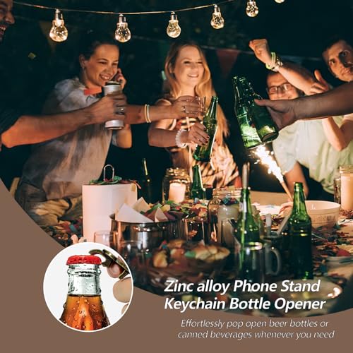 Ahiller Keychain Bottle Opener and Simple Phone Stand - color: Bronze