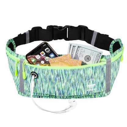 Running Belt Slim Fanny Pack Jogging Pouch Phone Holder Waist Pack - Green - color: I Green