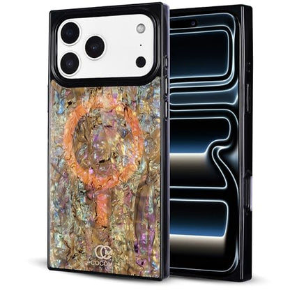 COCOMII Rectangle for iPhone 17 Pro Case, Eclipse Abalone Shell | Compatible with MagSafe Wireless Charging, Shockproof 10ft Drop Protection, Camera & Screen Protection, Premium Glossy Finish - color: Eclipse Abalone Shell, size: iPhone 17 Pro (6.3")