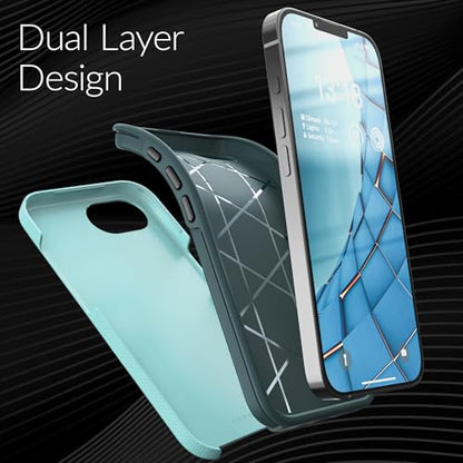 Crave for iPhone 17e Case and iPhone 16e Case, Shockproof Protection Dual Layer Case for iPhone 17e, iPhone 16e (6.1 inch) - Aqua - color: Aqua