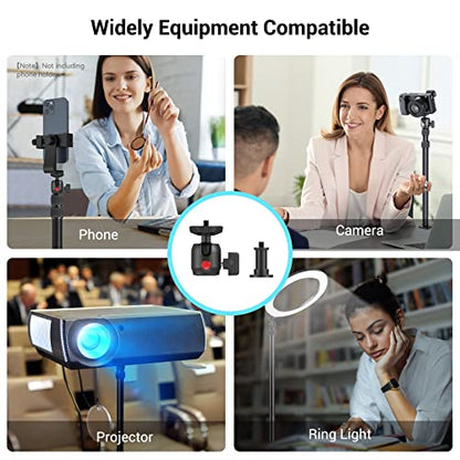 SMALLRIG Camera Mount C Stand, 15"-35" Adjustable Desk Clamp Table Tripod