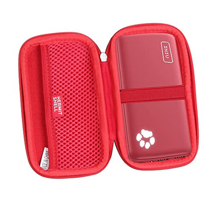 Hermitshell Hard Travel Case for INIU Portable Charger 10000mAh Power Bank [2022 Version] (Red) - color: Red