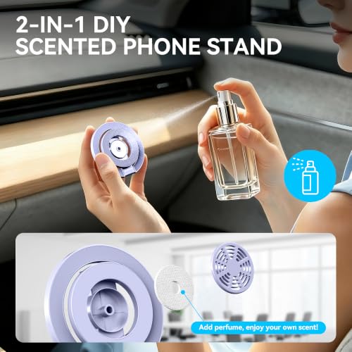 Magnetic Phone Ring Grip for MagSafe Compatible with iPhone 17/16/15/14/13 - color: Purple