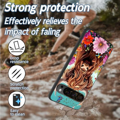 for Google Pixel 9 Pro XL Phone Case TPU Shockproof Full Body Protection Cover 6.8" Cute Highland Cow for Pixel 9 Pro XL Lightweight Compatible Wireless Charging Screen Protector Film - color: Cute Highland Cow