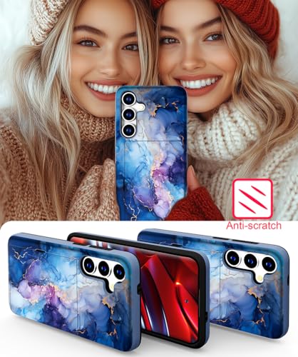 for Samsung Galaxy S24 / S25 Case - Blue Nice Marble - color: Blue Nice Marble