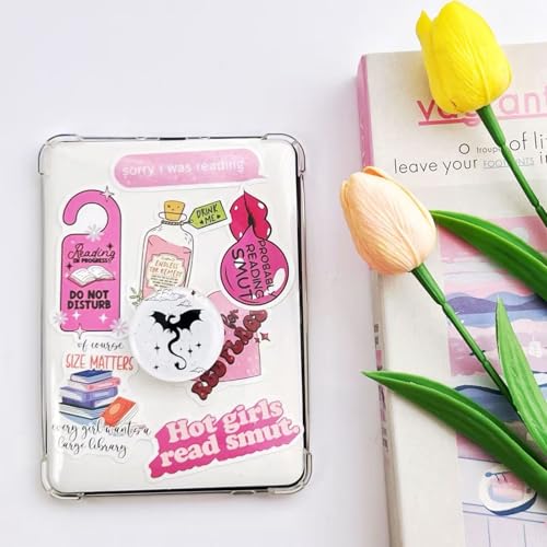 Cute Dragon Kindle Grip, for with Kindle E-Readers, iPhones and Smartphones,Rotating Folding Elastic Base, A Gift for Book Lover - color: Cute Dragon