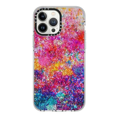 CASETiFY for iPhone 13 Pro Max Case - Impact Clear Compatible with MagSafe | Not Yellowing | 6.6 ft. 3x Military Grade Drop Protection | And We Danced Our Way Home by Ingrid Ching | Clear - color: And We Danced Our Way Home, size: Iphone 13 Pro Max (6.7")