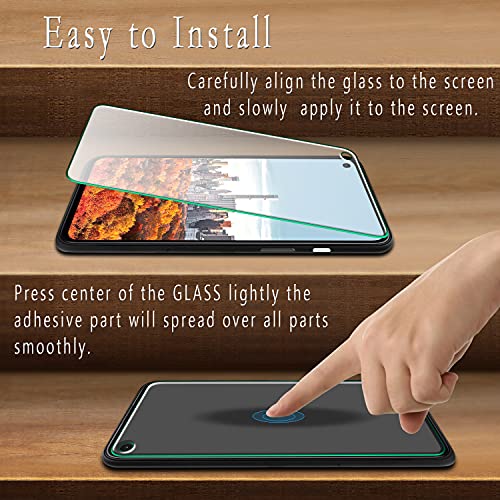 2 Pack Screen Protector for Google Pixel 4a Tempered Glass 5.81 inch - color: Clear-Google Pixel 4a 4G