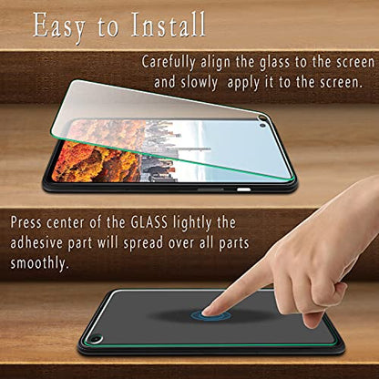 2 Pack Screen Protector for Google Pixel 4a Tempered Glass 5.81 inch - color: Clear-Google Pixel 4a 4G