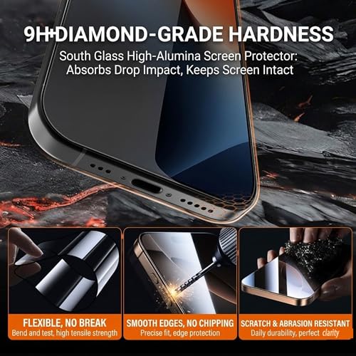 Screen Protector for iPhone 17 Air, 6.5-Inch, 2 Pack - size: iPhone 17 Air