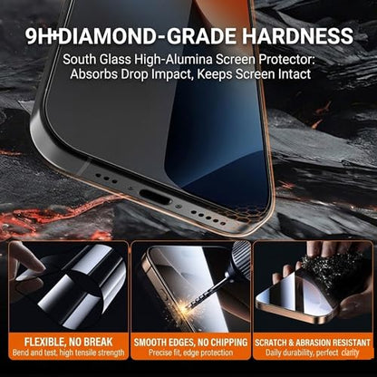 Screen Protector for iPhone 17 Air, 6.5-Inch, 2 Pack - size: iPhone 17 Air