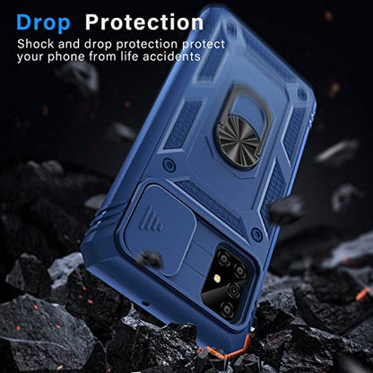 PASNEW Blue Case for Samsung Galaxy S21 Ultra,6.8 inch - color: Blue, size: Galaxy S21 Ultra (6.8 inch)