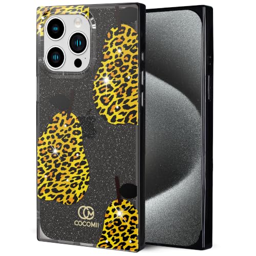 COCOMII Rectangle for iPhone 15 Pro Case, Leopard Pear | Compatible with MagSafe Wireless Charging, Shockproof 10ft Drop Protection, Camera & Screen Protection, Premium Glossy Finish - color: Leopard Pear, size: iPhone 15 Pro (6.1")