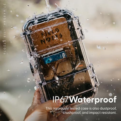 Evergreen 56 Dry Box - EDC Tough Protective Case USA Made for Organization of Cameras, Phones, Camping, Fishing, Hiking, Water Sports (Clear) - color: Clear