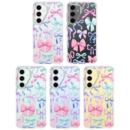 MOSNOVO Case for Samsung Galaxy S24 FE, [Buffertech 6.6ft Military-Grade Drop Protection] [Anti Peel Off Tech] Clear TPU Bumper Phone Case Cover Design - Bows - color: Clear - Bows, size: Samsung Galaxy S24 FE